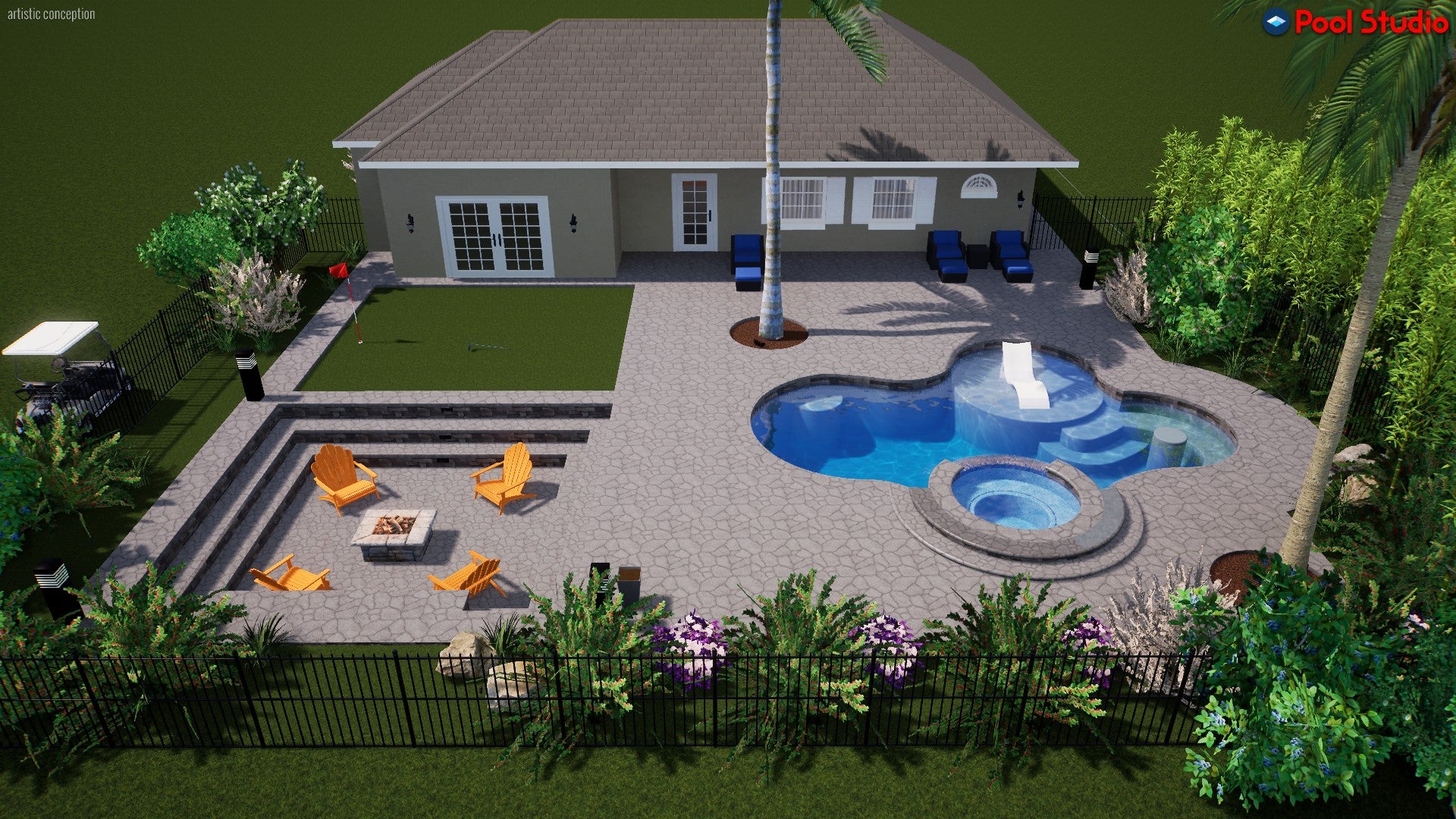 Application Pool Design Pool Design Software Adding A Pool Wall Realtime Landscaping Help