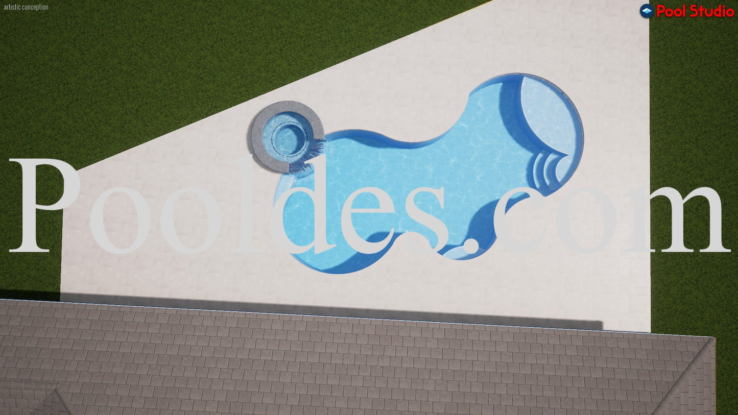 "Yablon" Freeform 3D POOL DESIGN