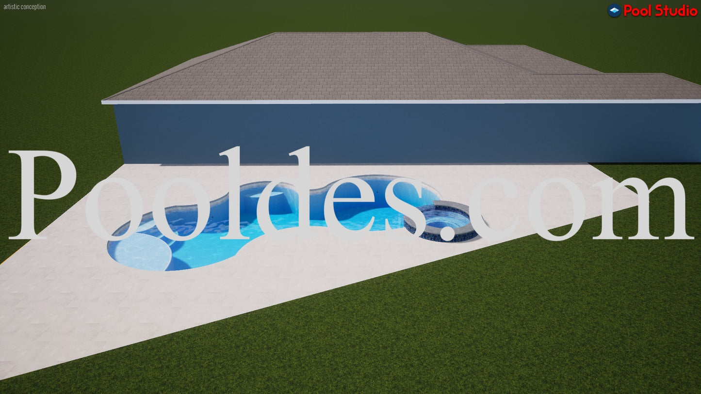 "Yablon" Freeform 3D POOL DESIGN