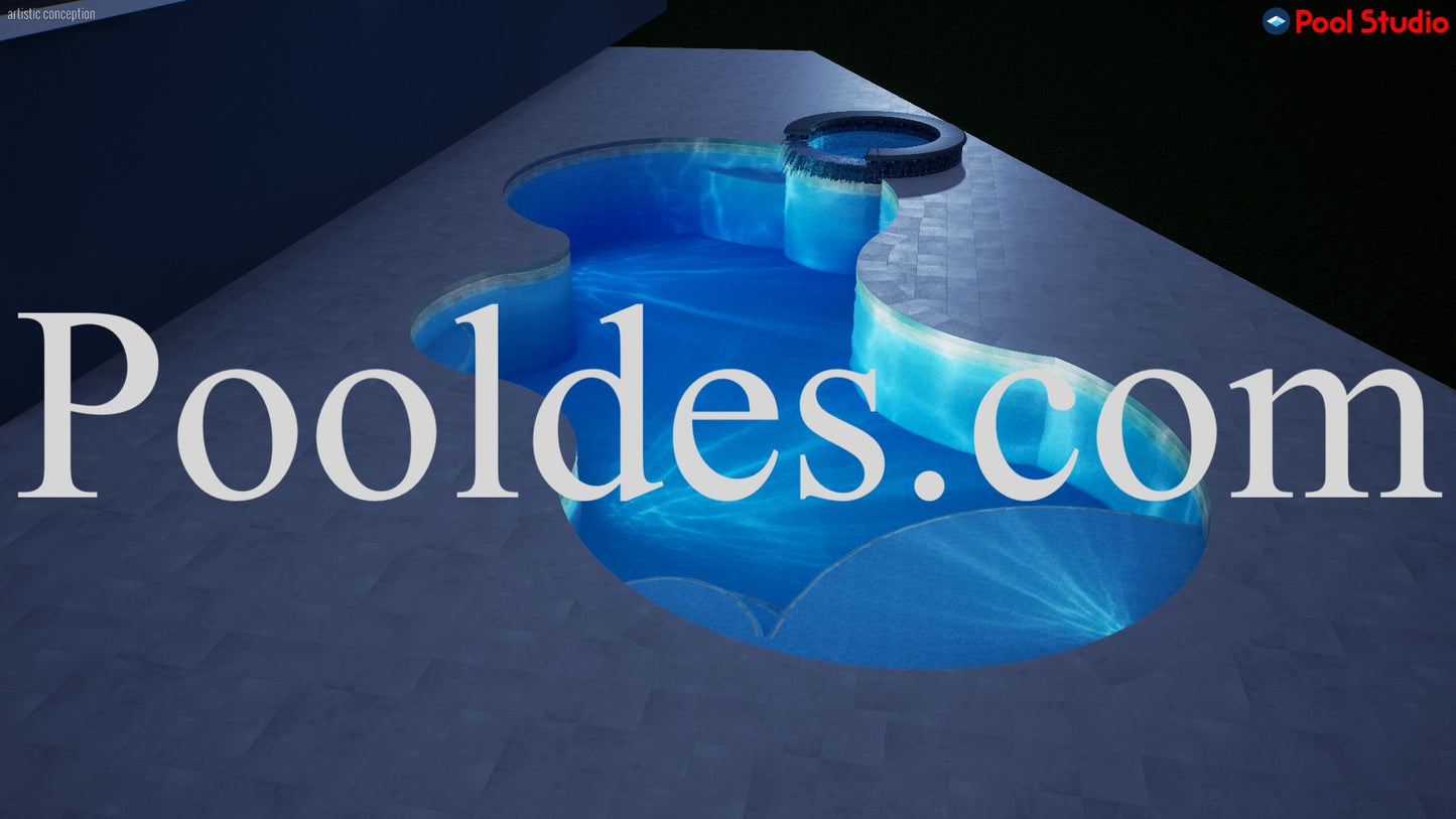 "Yablon" Freeform 3D POOL DESIGN